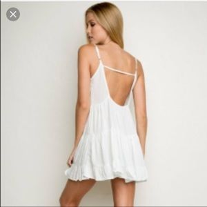 Brandy Melville white jada dress
